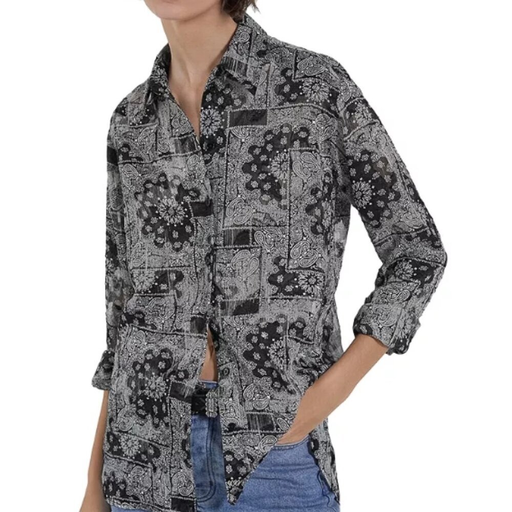 The Kooples Bandana Shirt – France 2 / US 6 – NWT